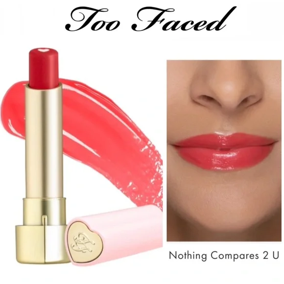 Too Faced Too Femme Heart Core Lipstick - 05 Nothing Compares 2U Red