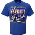 thumbnail image 1 of Chase Elliott 2020 Napa NASCAR Finish Line Blue T-Shirt, 1 of 3