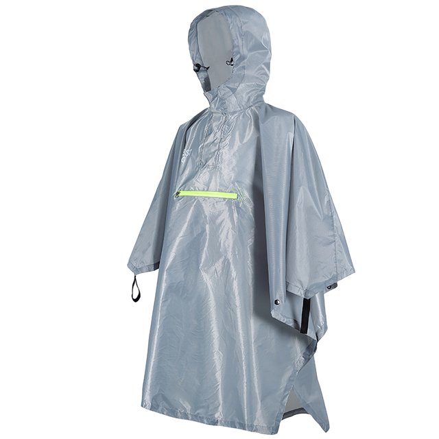 Imperméable pour Hommes et Femmes avec Réflecteur Poncho avec Bande Réfléchissante