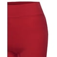 thumbnail image 4 of A2Y Women's Basic Solid Premium Cotton High Rise Bike Shorts Dark Red 4XL, 4 of 5