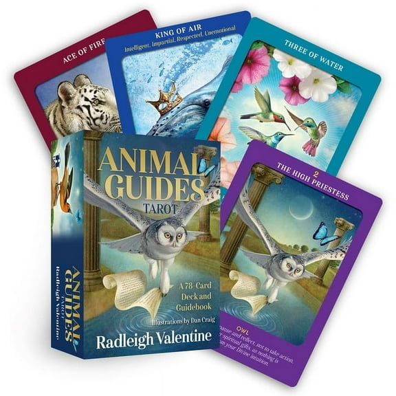 Animal Guides Tarot: A 78-Card Deck and Guidebook, (Hardcover)