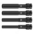 thumbnail image 2 of 4pcs 1/2 Drive Socket Impact Wrench Hex Socket Head Adapter Spanner Converter For AC Electric Wrench Air Tool 8-13mm, 2 of 5
