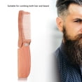 thumbnail image 1 of Peine Plegable Para Barba De Madera, Portátil, Natural, Plegable, Con Bolsillo, Para Dar Forma Al Bigote, 3,9 X 1,6 X 0,4 Pulgadas, 1 of 5
