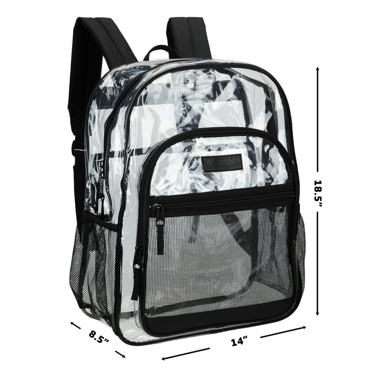 Wrangler, Clear Waterproof Backpack, Model RRK150, Casual Student -  Walmart.com
