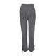 thumbnail image 3 of Gibobby pantalones jogger mujer Moda mujer botones sólidos algodón y lino pantalones sueltos casuales pantalones de pierna ancha (Gris, L), 3 of 5