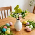 thumbnail image 6 of AZXY 10" Easter Flocked Bunny Floral Picks with Colorful Eggs, Artificial Greenery Flower Stems for Spring Home Decor, Easter Tree Decor, Table Centerpieces, and Vase Arrangements, 6 of 6