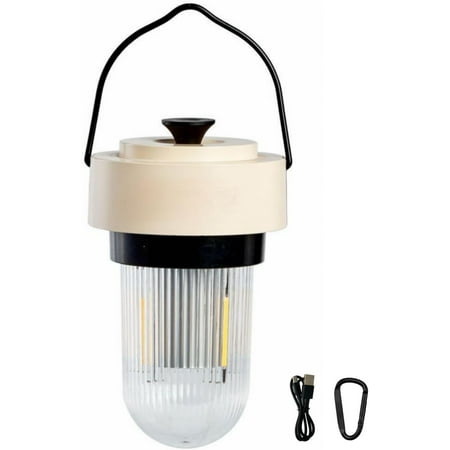 Camping Lanterns Camping Lights Camping Essentials 3 Modes Rechargeable Power Camping Yard Hiking Can Charge Various Electronic Devices - 1pack (Beige) Massive Discount Enormous Savings