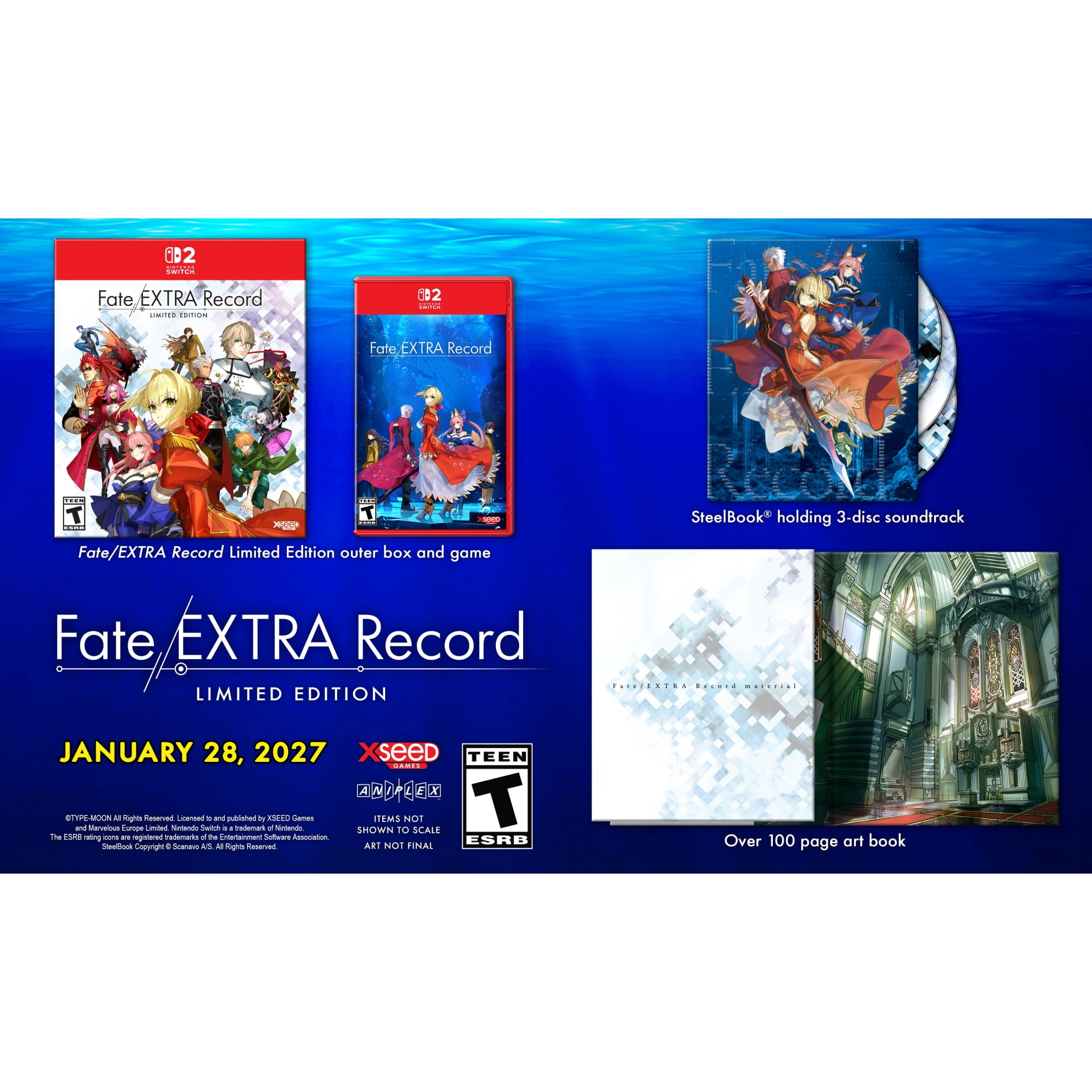 Fate/EXTRA Record NS2 Limited Edition - Nintendo Switch 2 Game