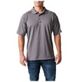 thumbnail image 4 of 5.11 Work Gear Shirts for Men, Polo Short-Sleeve Mens Shirt, 100% Polyester, Storm, 3X-Large, Style 71049, 4 of 6