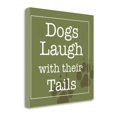 thumbnail image 2 of Tangletown Fine Art Dogs Laugh with Their Tails by Wild Apple Studio Poster Frame - 24 x 24 x 1.5 in., 2 of 2