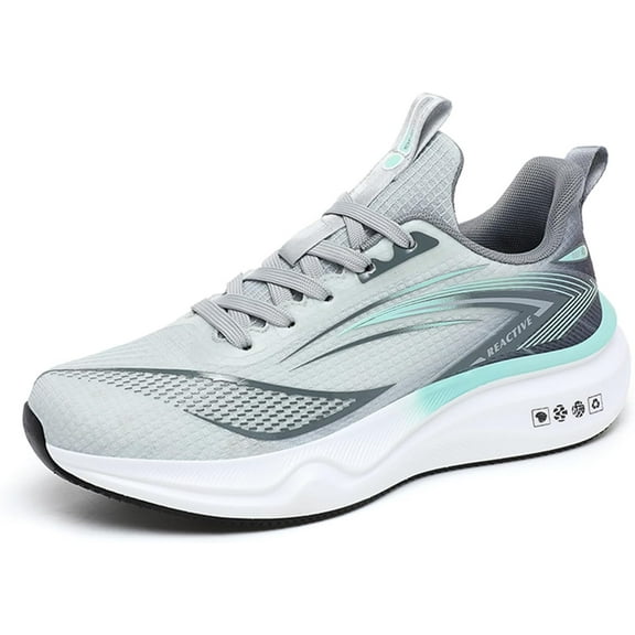 Men's Athletic Running Shoes Lightweight Mesh Shock Absorbing Jogging Walking Shoes Workout Trail Comfort Sneakers