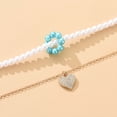 thumbnail image 3 of HomeKingdee Ladies Fashion Heart Diamond Pendant Necklace - Alloy Multicolor Heart-shaped Jewelry for Mother's Day Gift, 3 of 5