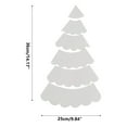 thumbnail image 3 of Christmas Tree Hand Sewing Patchwork Ruler Fabric Christmas Tree Sewing Template Christmas Tree DIY Gifts, 3 of 9