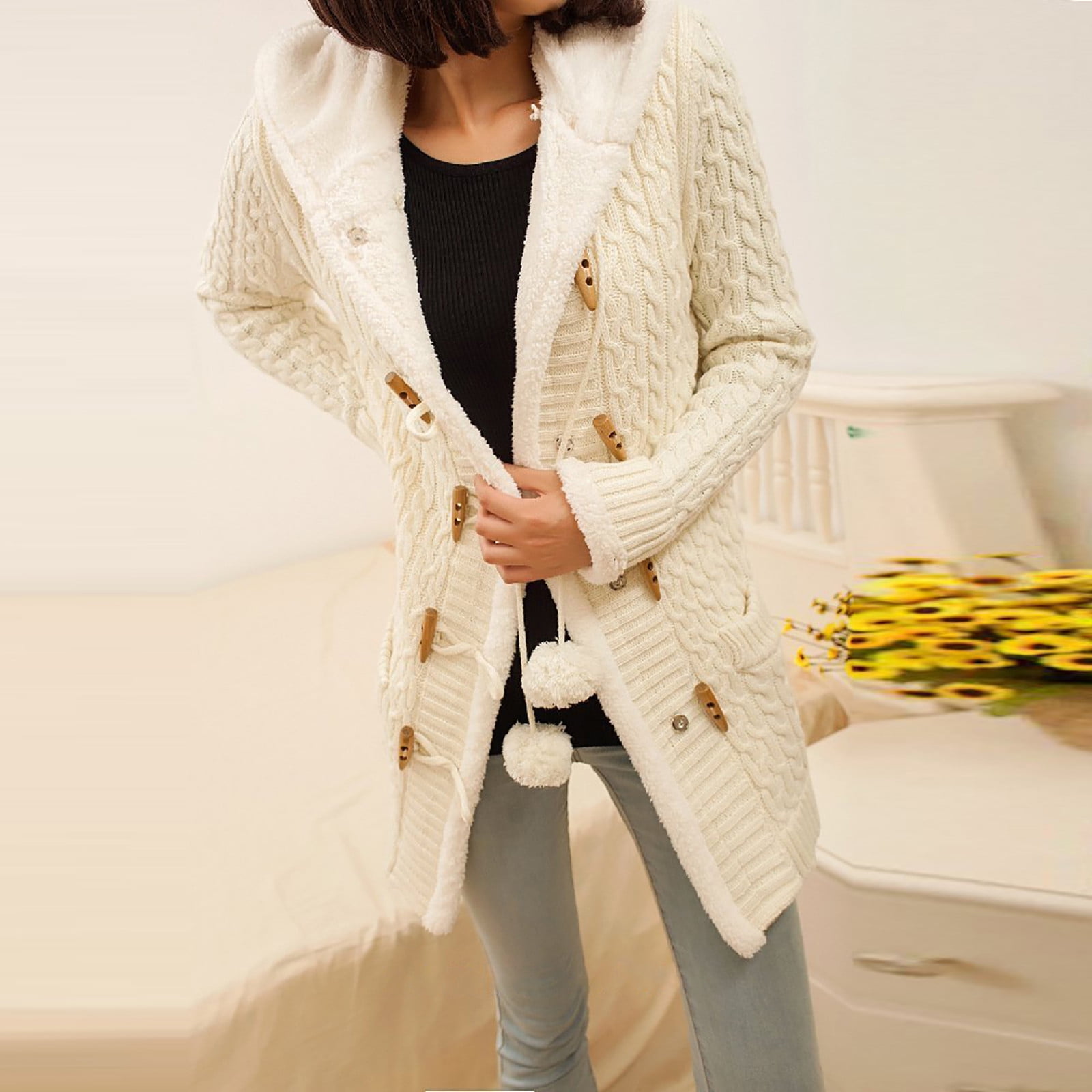 Thick warm hotsell women's cardigans