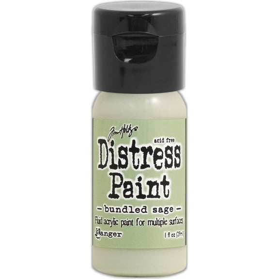 Tim Holtz Distress Paint Flip Top 1oz-Bundled Sage