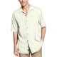 thumbnail image 1 of Tommy Bahama Catalina Twill SS - Camisa con botones para hombre, color blanco roto, extragrande, 1 of 1