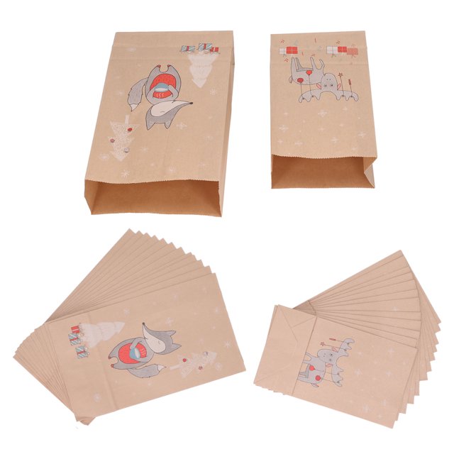 Bolsa De Regalo De Navidad, Bolsa De Regalo De Fiesta Multiusos Con Patrón Encantador Para Dulces ANGGREK Christmas Gift Bag