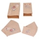 thumbnail image 4 of 48 PCS Bolsa de regalo de Navidad Bolsa de regalo de papel Kraft con patrón lindo con pegatinas para fiestas de actividades navideñas, 4 of 5