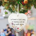 thumbnail image 7 of GQDIN Friendship Heart Shaped Ornaments - Friendship Ornament,Friends Christmas Ornaments 2026, Friend Ornaments for Women - Friendship Gifts for Women,Best Friend,Xmas Gifts for Friends, 7 of 7