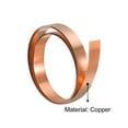 thumbnail image 3 of Uxcell Copper Sheet Roll, Metal Foil Plate 2000mm x 10mm x 0.2mm, 3 of 5