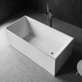 thumbnail image 4 of WOODBRIDGE 59" Freestanding Bathtub Contemporary Soaking Tub BTA0088, 4 of 5