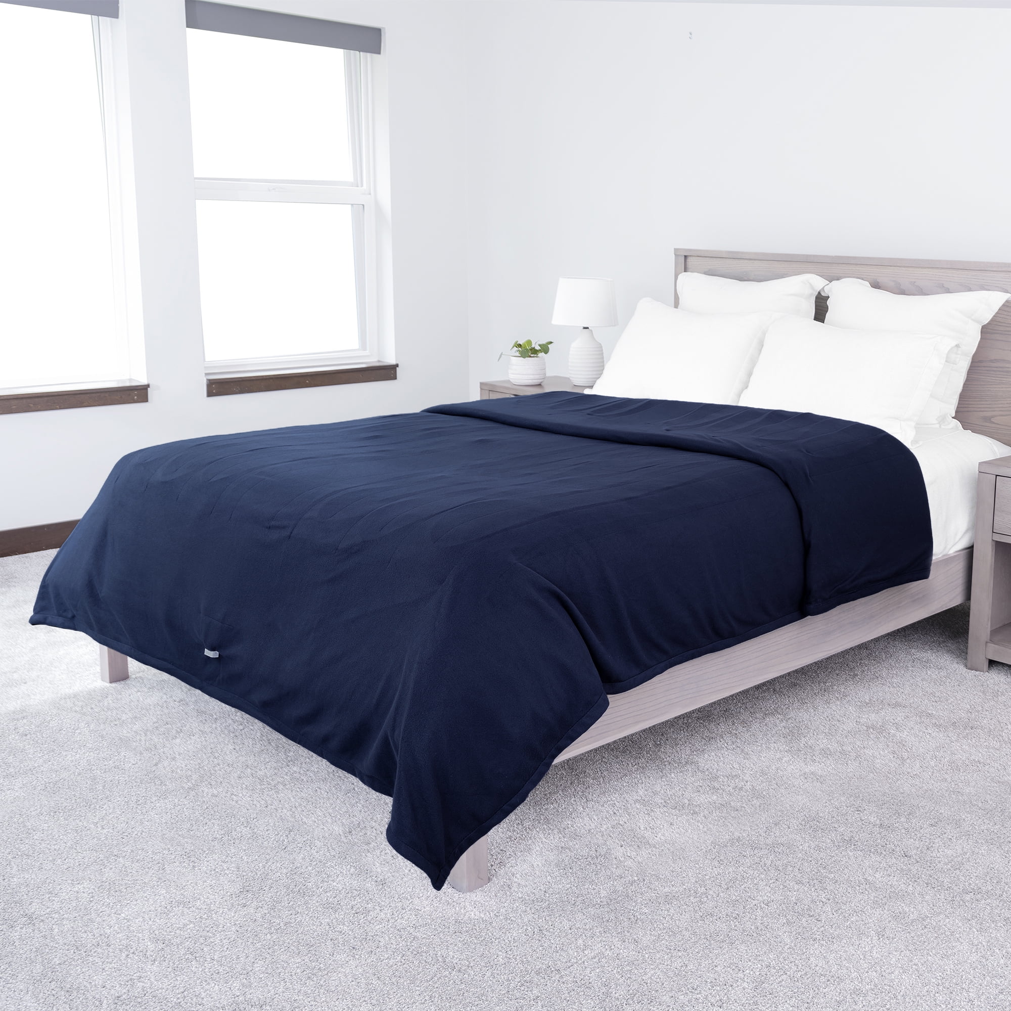 Anti-Dust Mite and Allergen Proof Fitted Bed Sheet Nanocotton® - nanoSPACE  Blue