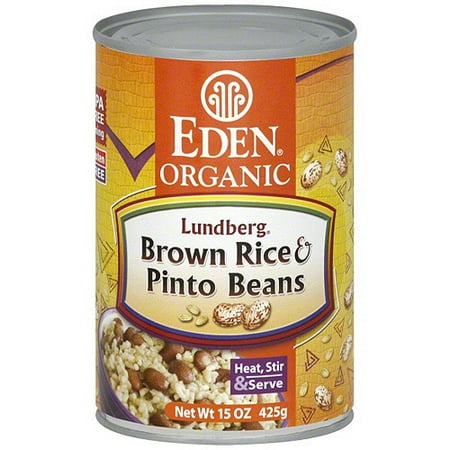Eden Brown Rice & Pinto Beans, 15 Oz (pa