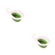 thumbnail image 1 of Moyic Cesta de drenaje Filtro de filtro de fregadero multifuncional Fácil de limpiar Utensilios de cocina plegables Escurridor colgante Blanco verde 2Conjunto, 1 of 6