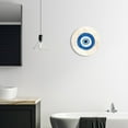 thumbnail image 2 of Contemporary Evil Eye Nazar Shape Religious Graphic Art Unframed Art Print Wall Art, 2 of 6