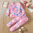 thumbnail image 2 of Kogui Trendy Toddler Girl Outfits Fall Toddler Girl Clothes Floral Print Shirts Jeans Toddler Girl Outfits Size 1T 2T (Pink,1-2 Years), 2 of 8