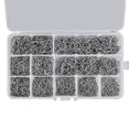 thumbnail image 3 of 1000 PCS Fishing Hooks Set High Carbon Steel Barbed FishHooks for Saltwater Freshwater Fishing Gear, 3 of 5
