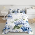 thumbnail image 2 of Homewish Rustic Hydrangea Full Size Comforter Sets,Country Plant Bedding Comforter Set,Blue Green White Bedding Sets For Girls Kids,Ultra Soft Home Decor Reversible,3 Pieces, 2 of 8
