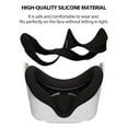 thumbnail image 3 of yeacher SiWiQU 4-Piece Protective Set for Oculus Quest 2, Silicone Face Cover, Controller Grips, and Shell Protector - Sweatproof, Anti-Slip, Lightproof Accessories for Enhanced VR Gaming Experience, 3 of 6