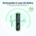 thumbnail image 4 of HiQuick Rechargeable AAA Batteries, Nimh Triple a Batteries, 8 Pack, 4 of 9