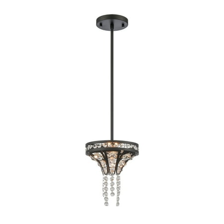 

Elk Home 8-Inch Wide Fantania Mini Pendant Traditional Matte Black
