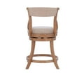 thumbnail image 5 of Pemberly Row Contemporary 26" Wood Big and Tall Counter Stool in Brown, 5 of 9
