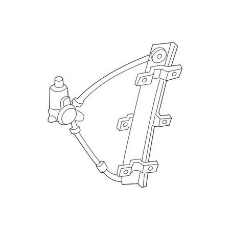Genuine OE Honda Window Regulator - 72750-S9V-A02 Fits select: 2006 HONDA PILOT EX, 2003-2005 HONDA PILOT EXL