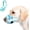 green&blue, variant on 4pcs Dog Muzzle, Breathable Mesh, Escape-Proof, Adjustable for Small Medium Large Dogs S-black&grey