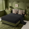 thumbnail image 3 of meiyoeat Classic Camo Mallard 7pcs Queen Bedding For Adults,Vintage Camouflage Print Bedding Comforter Set Queen For Boys, Earth Tone,Black Reversible, 3 of 7