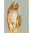 thumbnail image 3 of Zarris, Chariklia 19x24 Black Modern Framed Museum Art Print Titled - Lap Cat I, 3 of 5