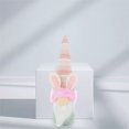 thumbnail image 2 of nvzhuang Easter Gnome Plush Toy Adorable 3D Floral/Bunny Ear Decor Plaid Dwarf Doll Decorations for Party Home Office, 2 of 9