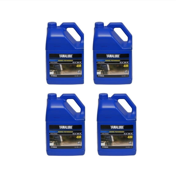 Yamaha Outboard Yamalube 10W30 MARINE FC-W 4 Stroke CASE Gallons LUB-10W30-FC-04