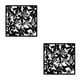 thumbnail image 4 of Panel divisor de habitación moderno Inteprter 4 piezas decorativo colgante Mariposas Negras 2Conjunto, 4 of 6