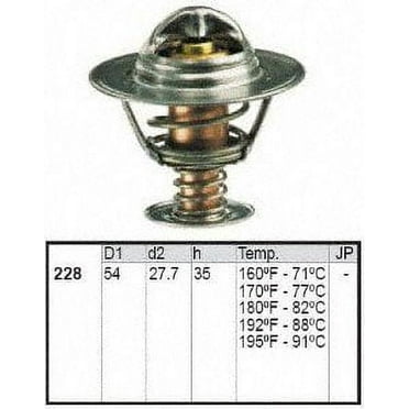 Motorad 228-195 Thermostat Fits select: 1996-2004 CHEVROLET S TRUCK, 1999-2013 CHEVROLET SILVERADO