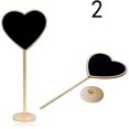 thumbnail image 2 of 10Pcs/Set Kitchen Mini Paint Floral Border Writing Board Chalkboard Message Label Wedding Party Supplies Wooden Place Cards Blackboard(2), 2 of 7