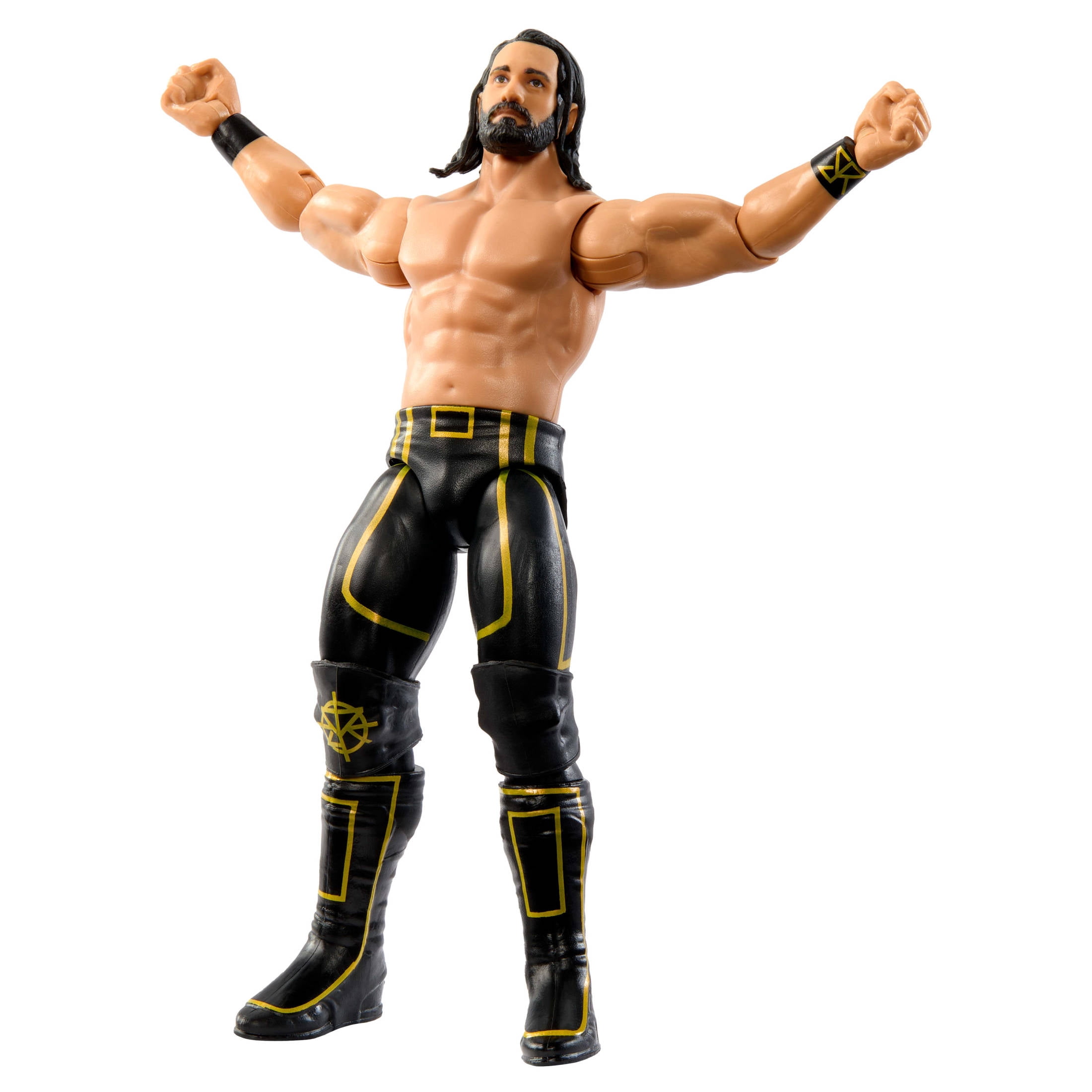 WWE Seth Rollins Action Figure, Main Event Series #152 6-inch Collectible Superstar with Articulation