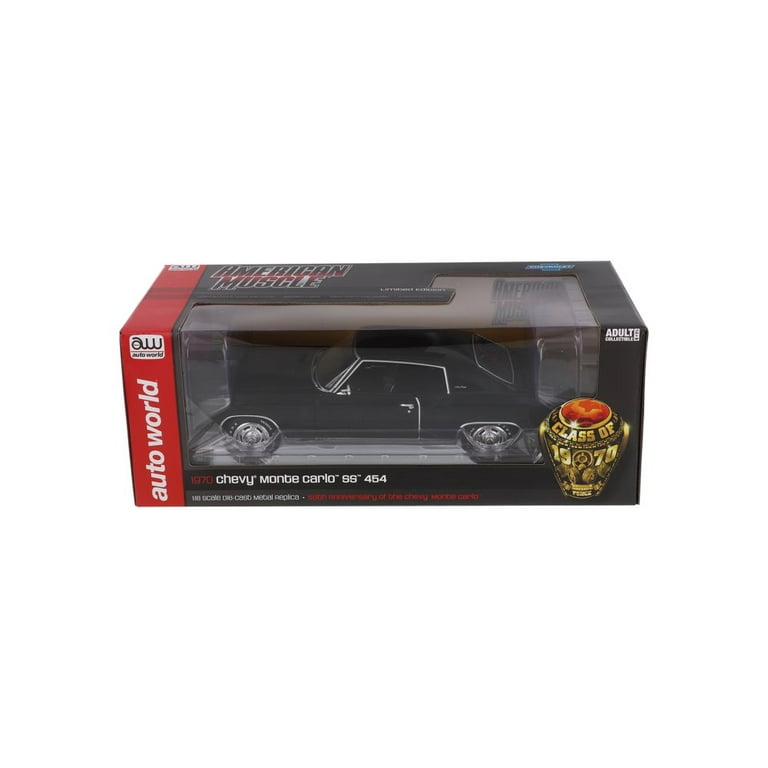 1970 Chevy Monte Carlo SS 454 , Tuxedo Black - Auto World AMM1237