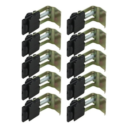 

Home Essentials Hardware Kit 10Pcs Undermount Sink Clips Mounting Brackets Repair for Kitchen Bathroom Shower