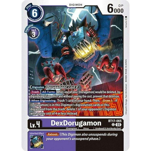 Digimon Secret Cris DexDorugamon BT17-065