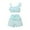 Blue, variant on Mercatoo Kids Clothes Girls Baby Girl Clothes Outfits Cotton Solid Color Casual 2PC Set 16 Girls Clothes
